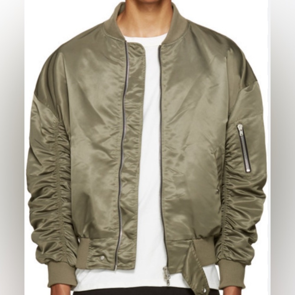 Fear of God Green Bomber Jacket Size Large